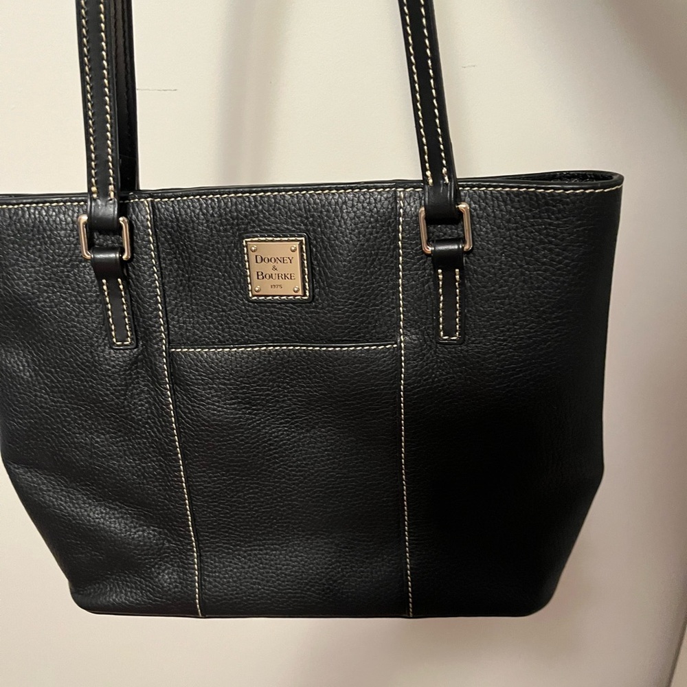 D&B black leather bag - barely used
